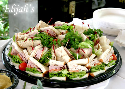 Elijah's Catering San Diego, Finger Sandwiches Platter.